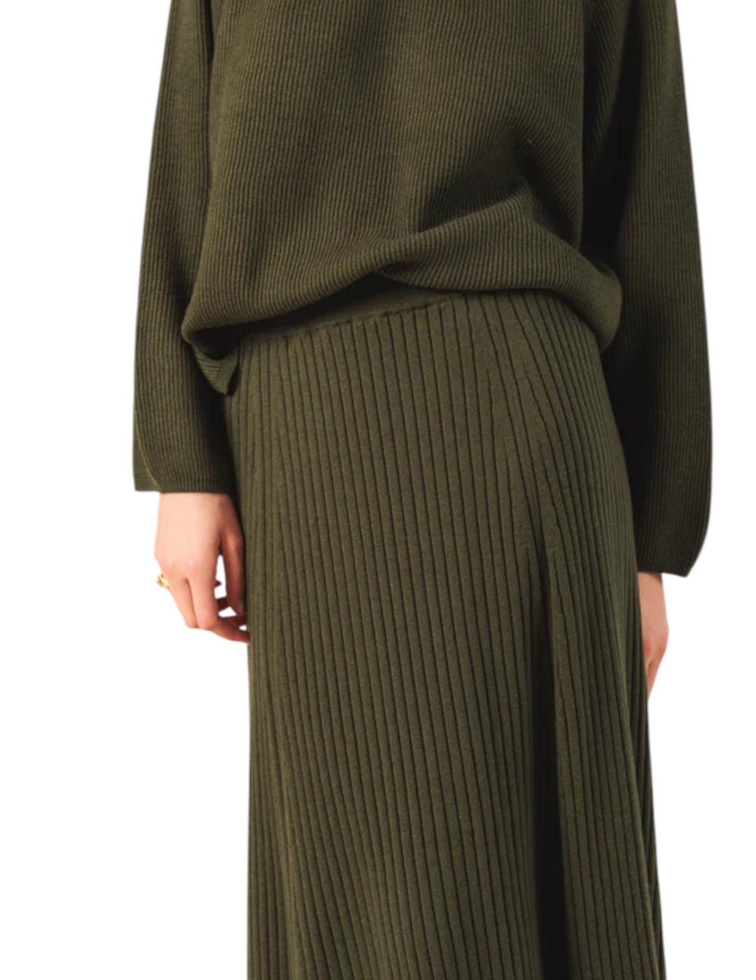Falda Indi&cold Punto Khaki