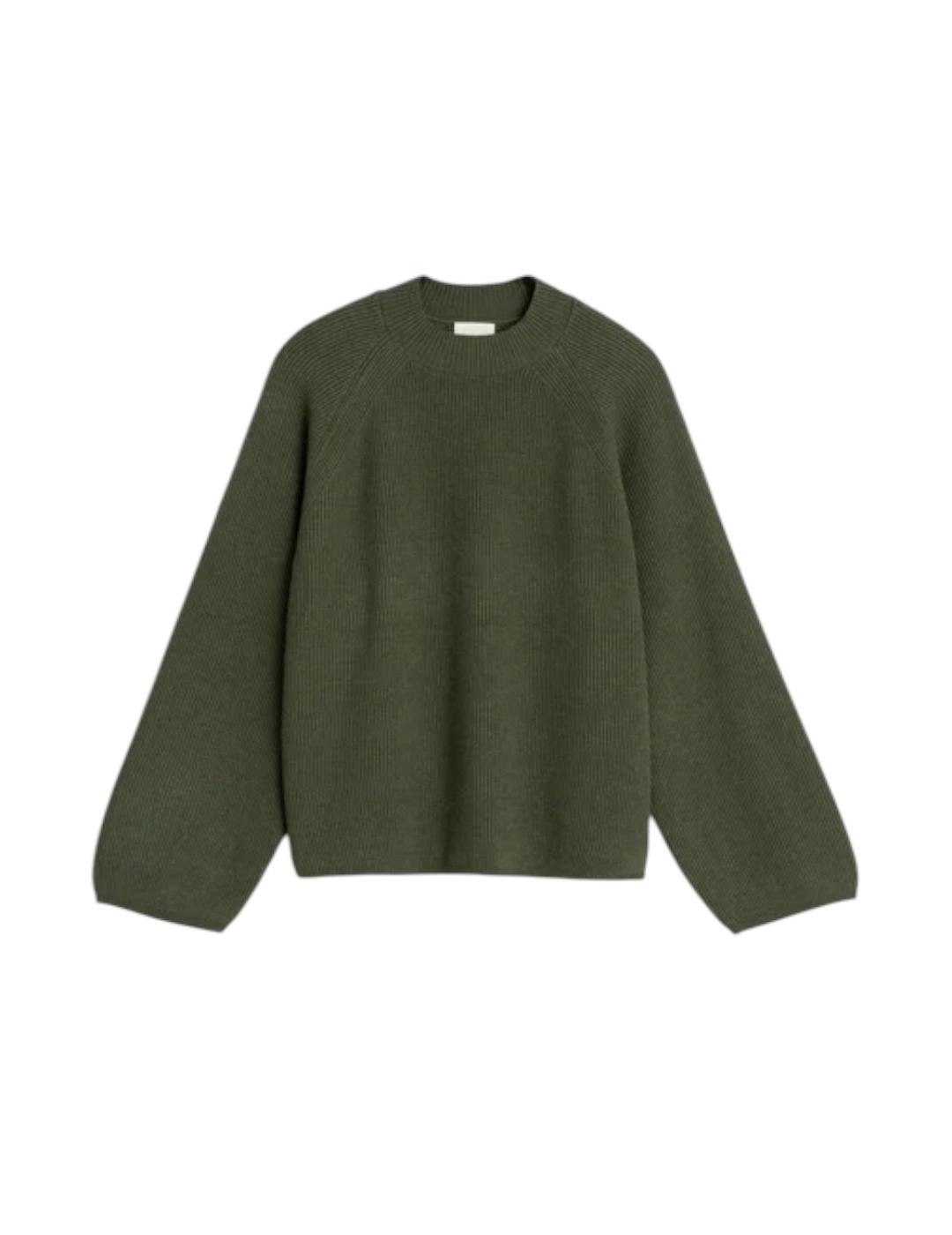 Jersey Indi&cold Canalé Khaki