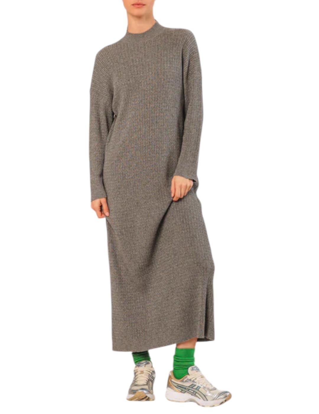 Vestido Indi&cold Ochos Gris Vigoré
