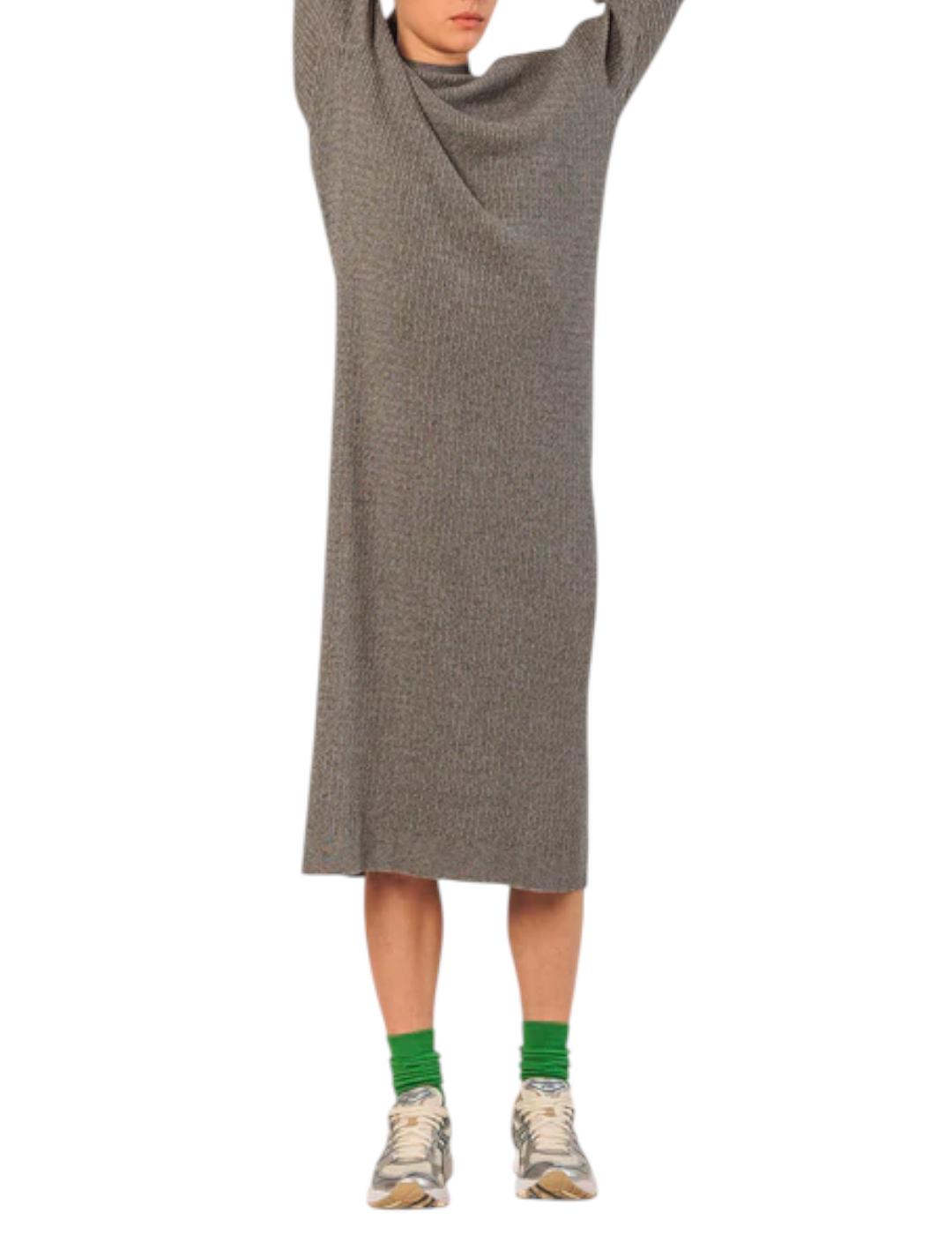 Vestido Indi&cold Ochos Gris Vigoré