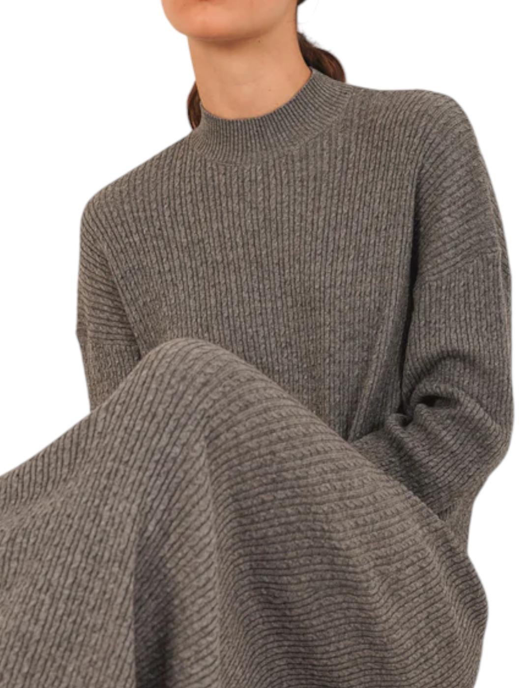 Vestido Indi&cold Ochos Gris Vigoré