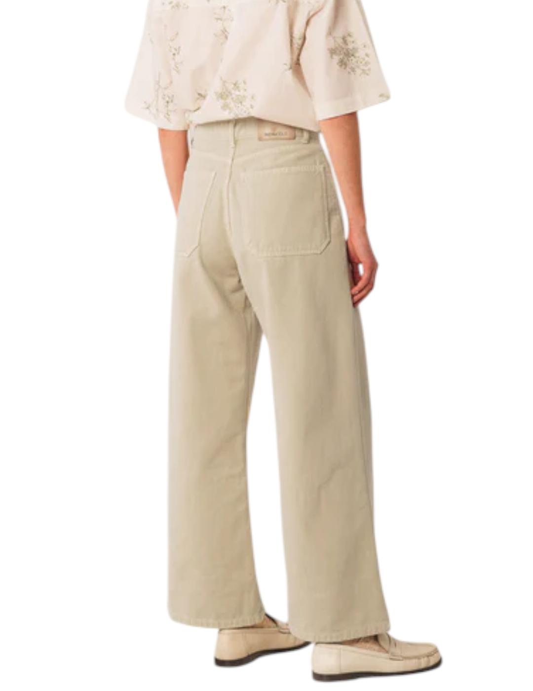 Pantalón Indi&cold Wide Leg Crema