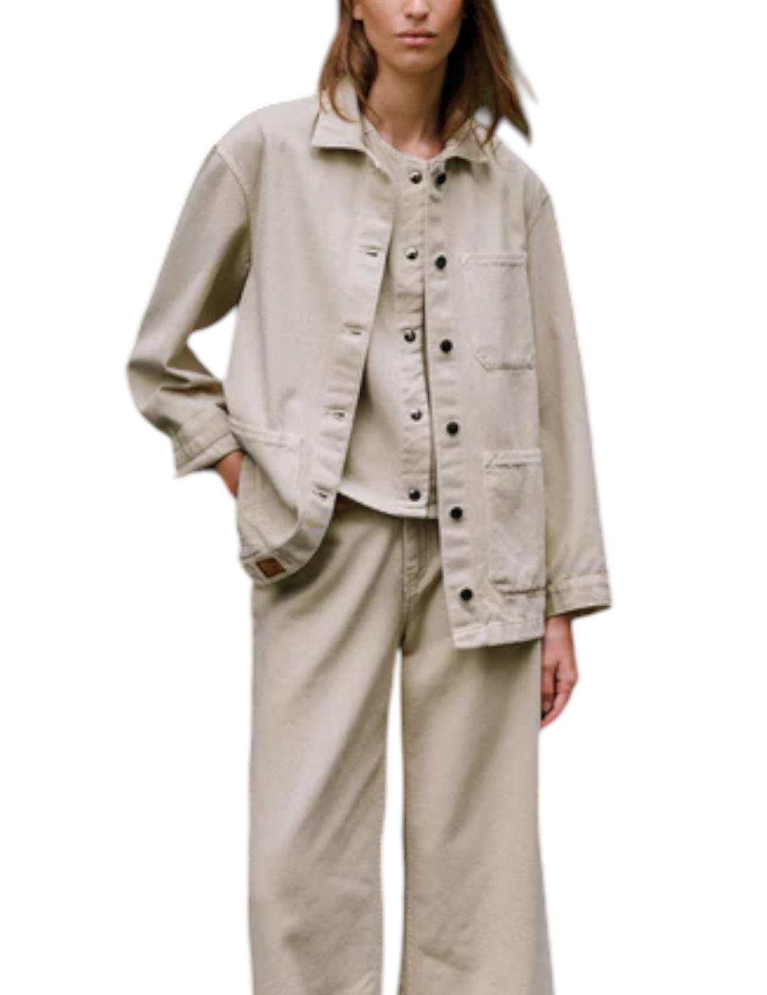 Sobrecamisa Indi&cold Sarga Crema