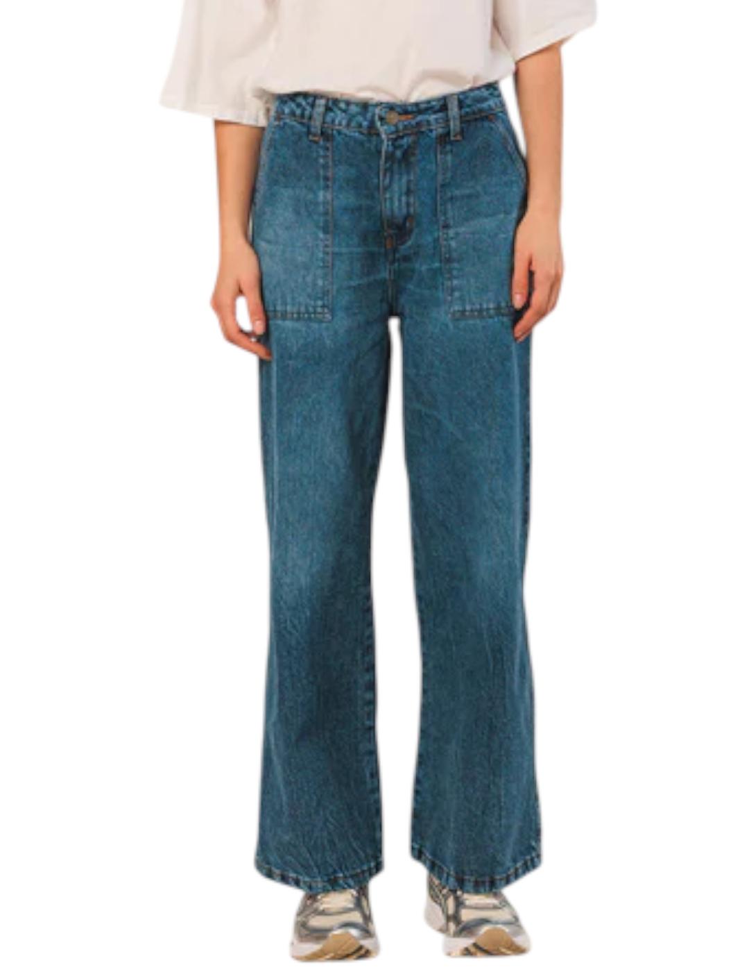 Pantalón Indi&cold Denim Lavado Tejano