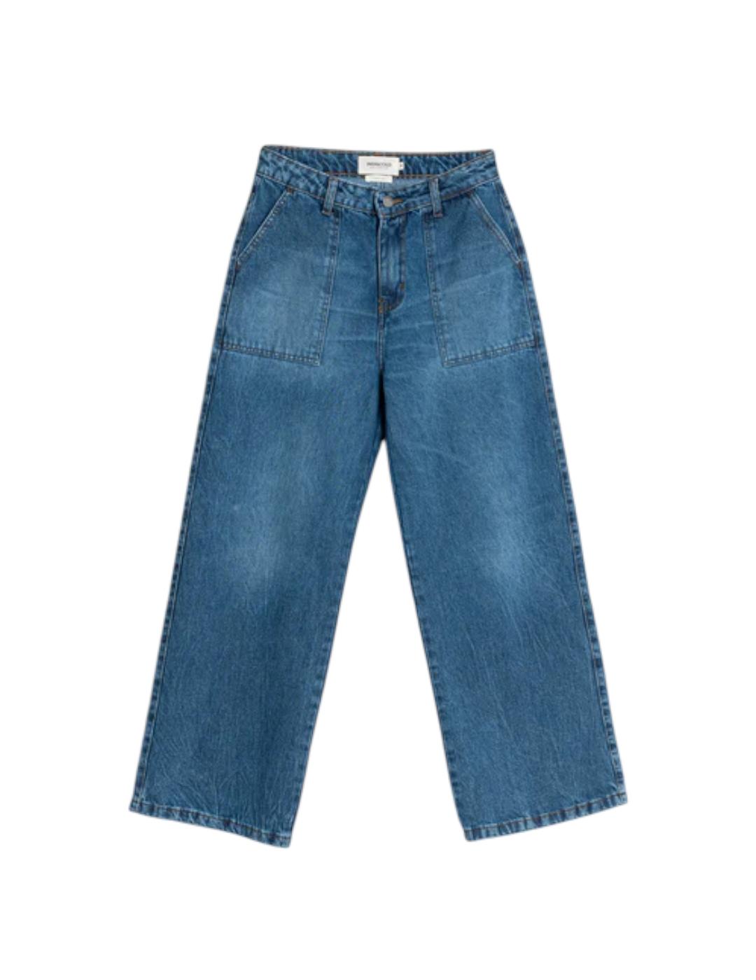 Pantalón Indi&cold Denim Lavado Tejano