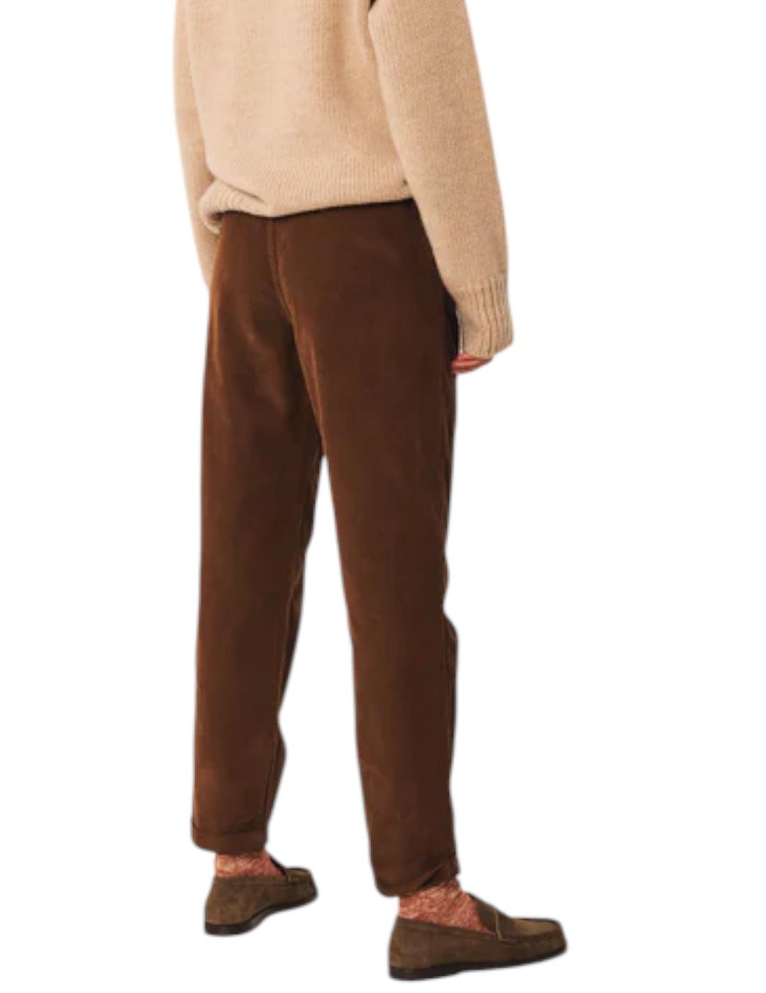 Pantalón Indi&cold Pana Carrot Tabaco