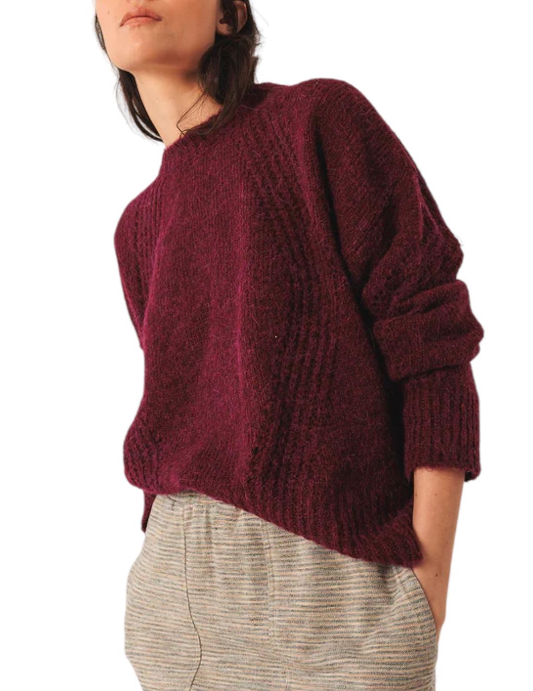 Jersey Indi&cold Lana Desagujados Crudo