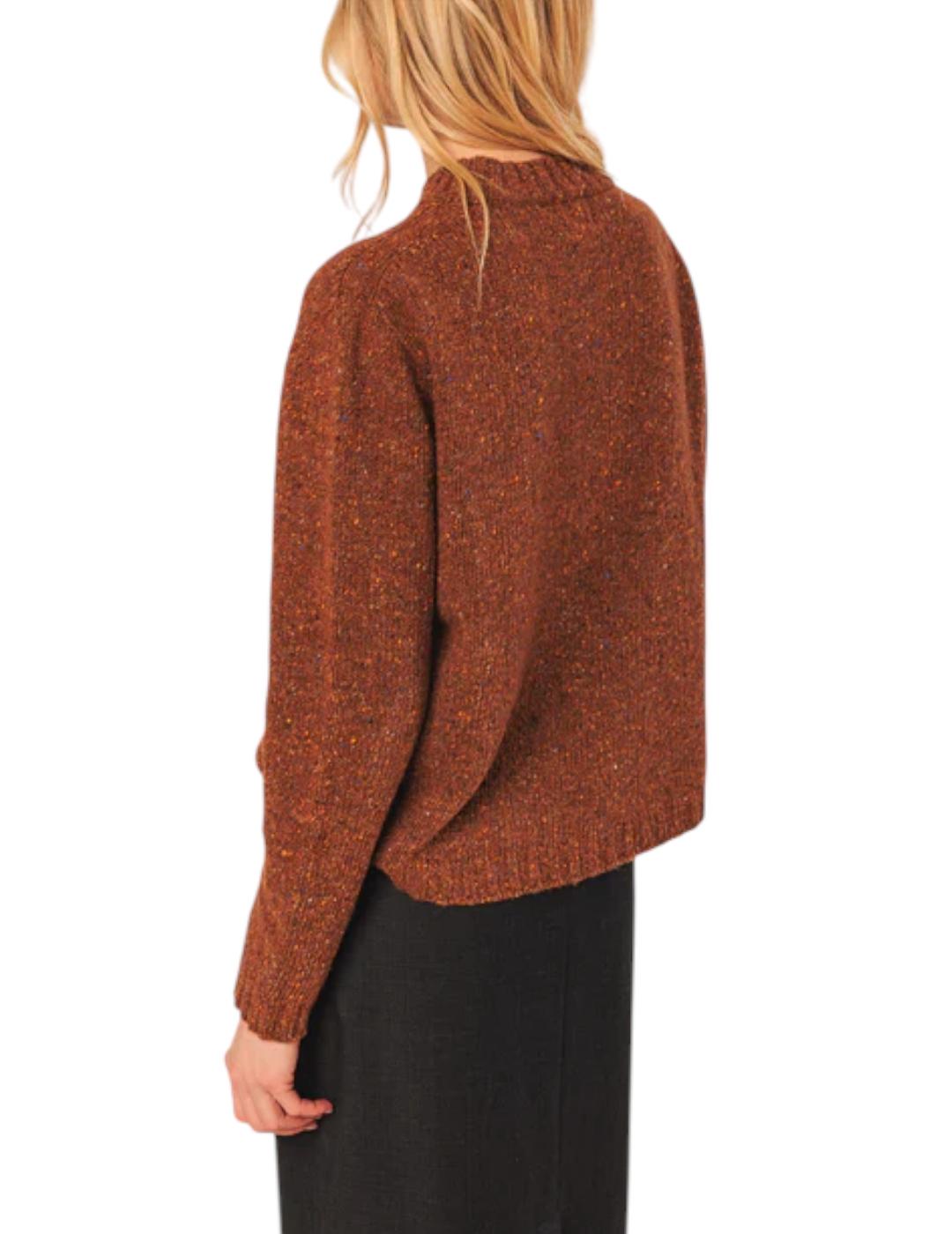 Jersey Indi&cold Lana Neps Marrón