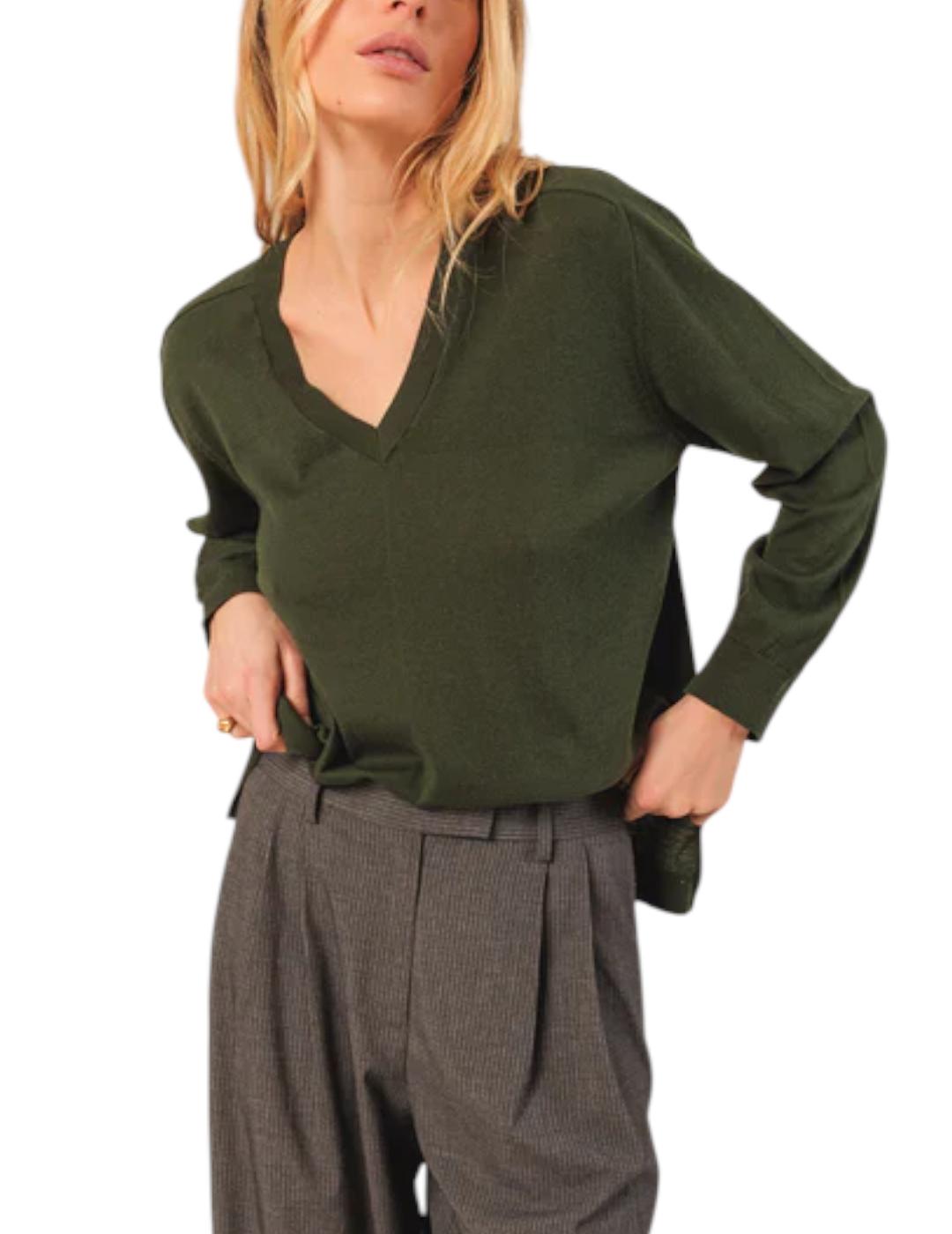 Jersey Indi&cold Básico Algodón Tabaco