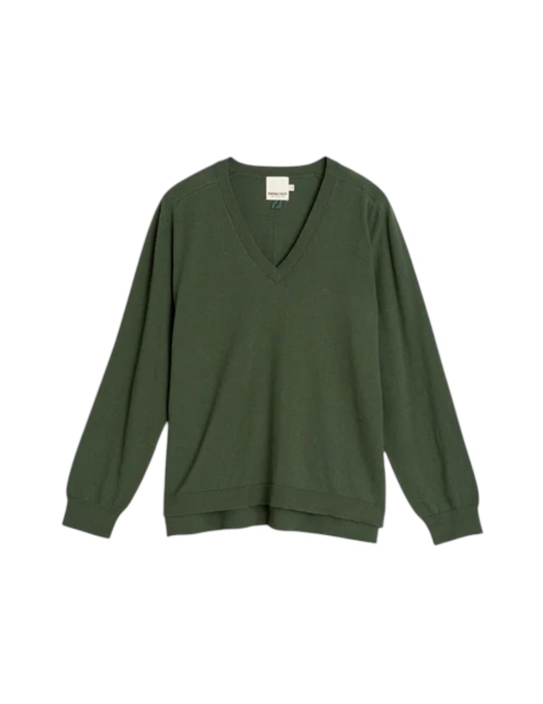 Jersey Indi&cold Básico Algodón Verde