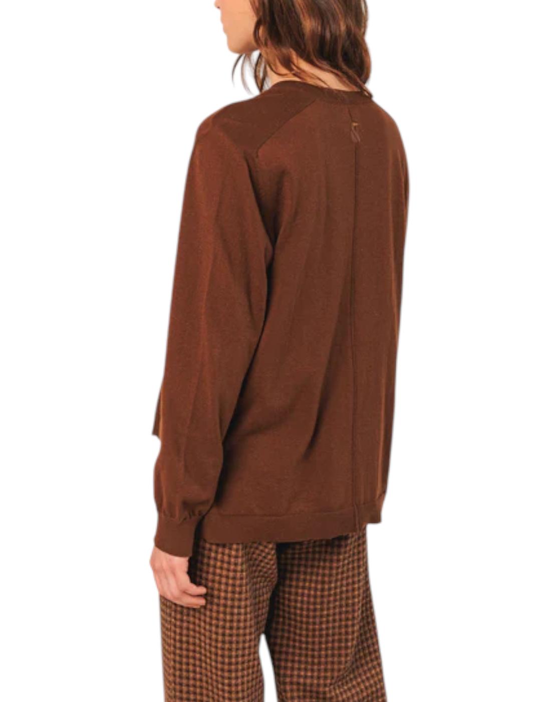 Jersey Indi&cold Básico Algodón Tabaco