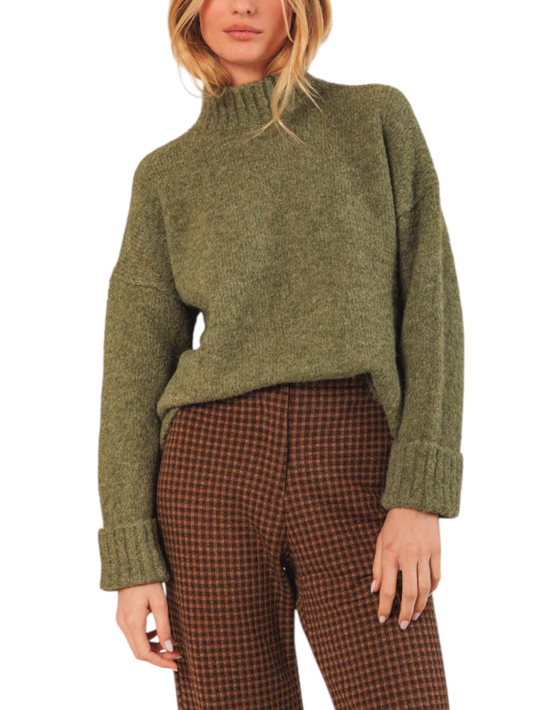 Jersey Indi&cold Cuello Alto Menta