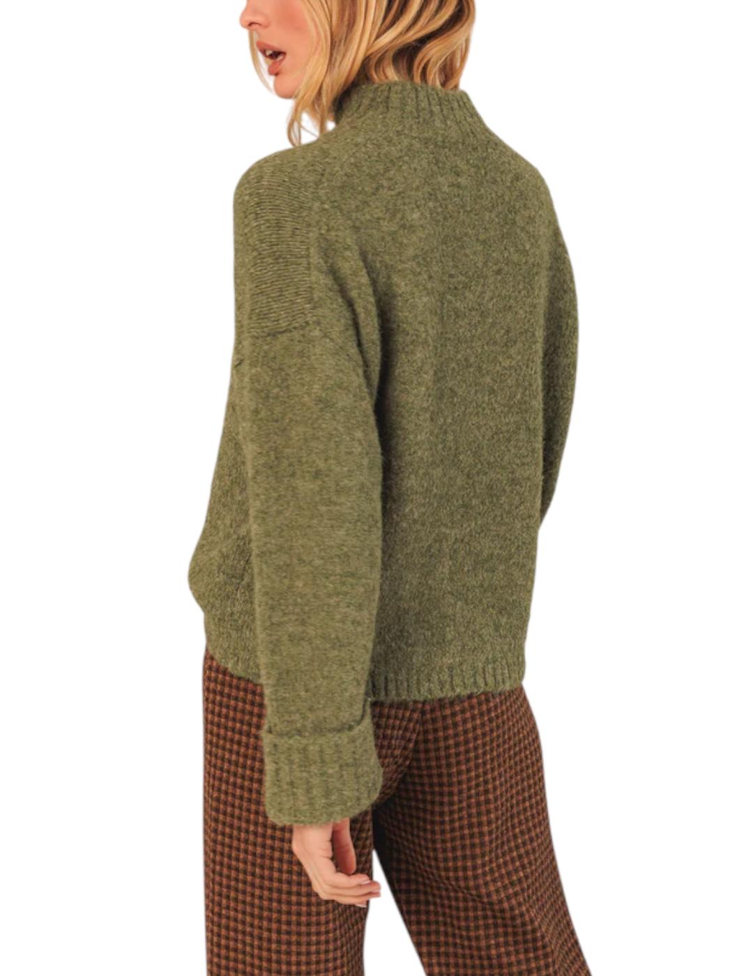 Jersey Indi&cold Cuello Alto Menta