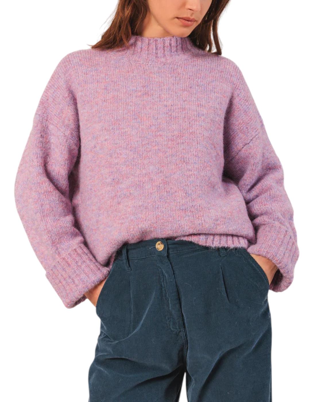 Jersey Indi&cold Cuello Alto Malva