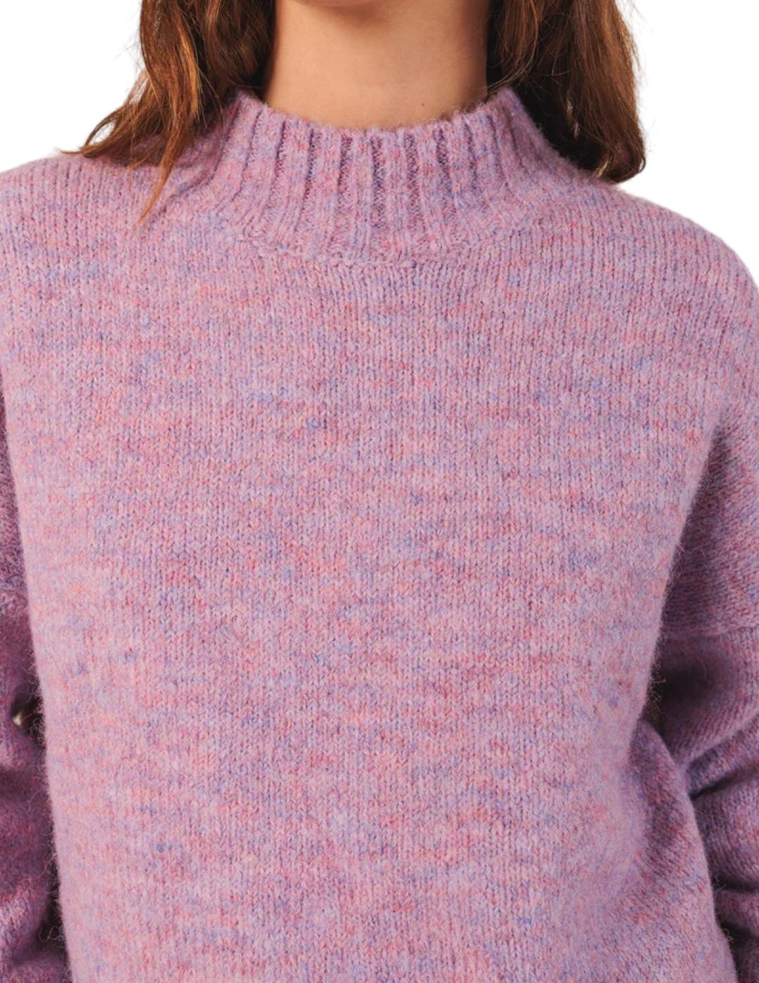 Jersey Indi&cold Cuello Alto Malva