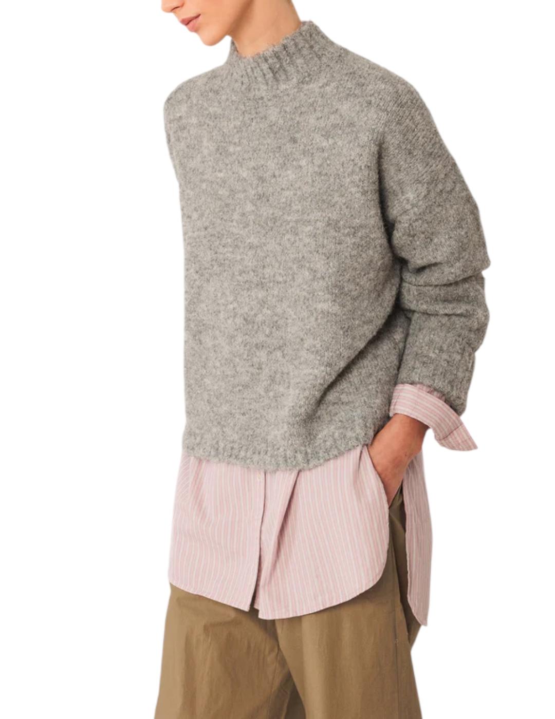 Jersey Indi&cold Cuello Alto Gris Vigoré