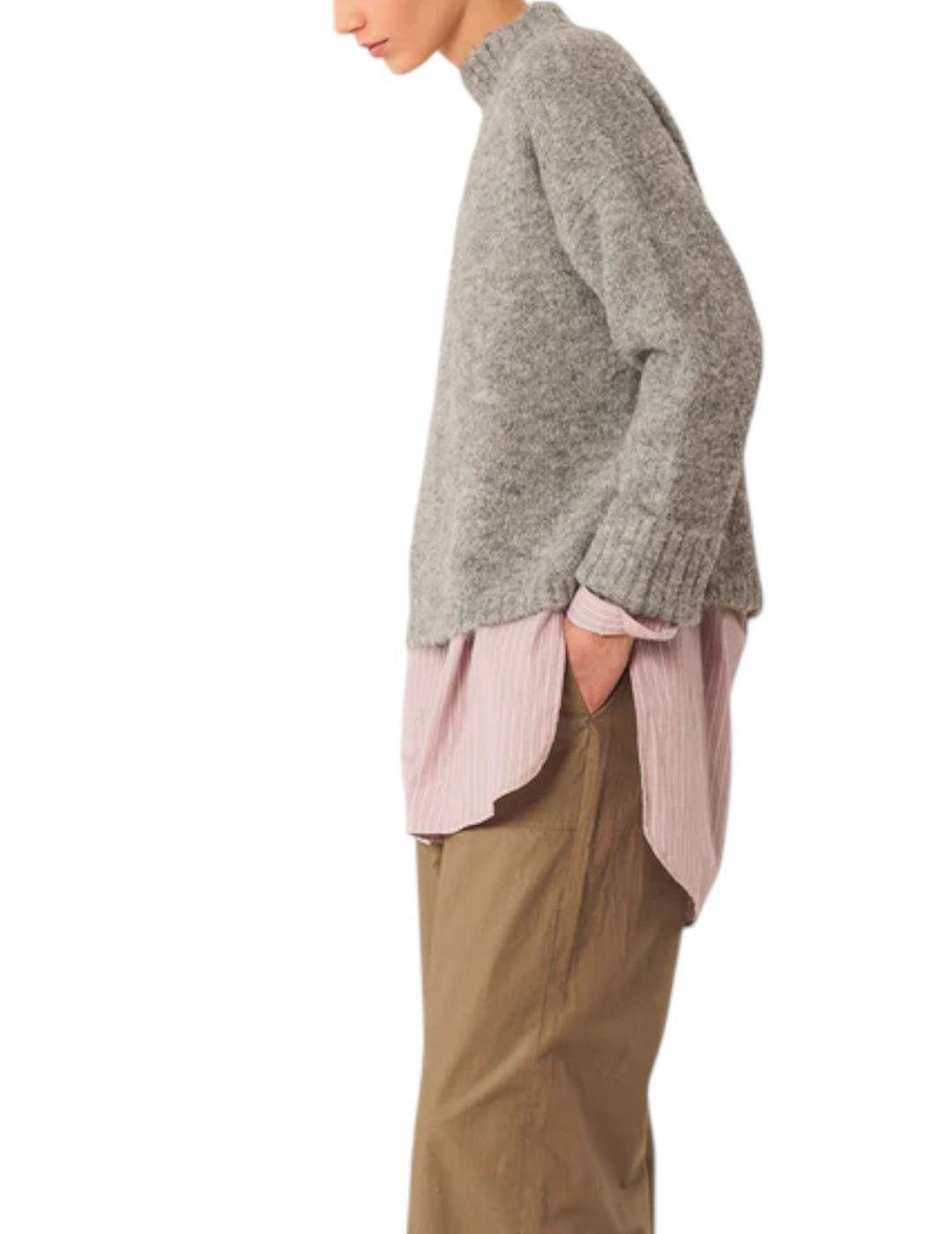 Jersey Indi&cold Cuello Alto Gris Vigoré