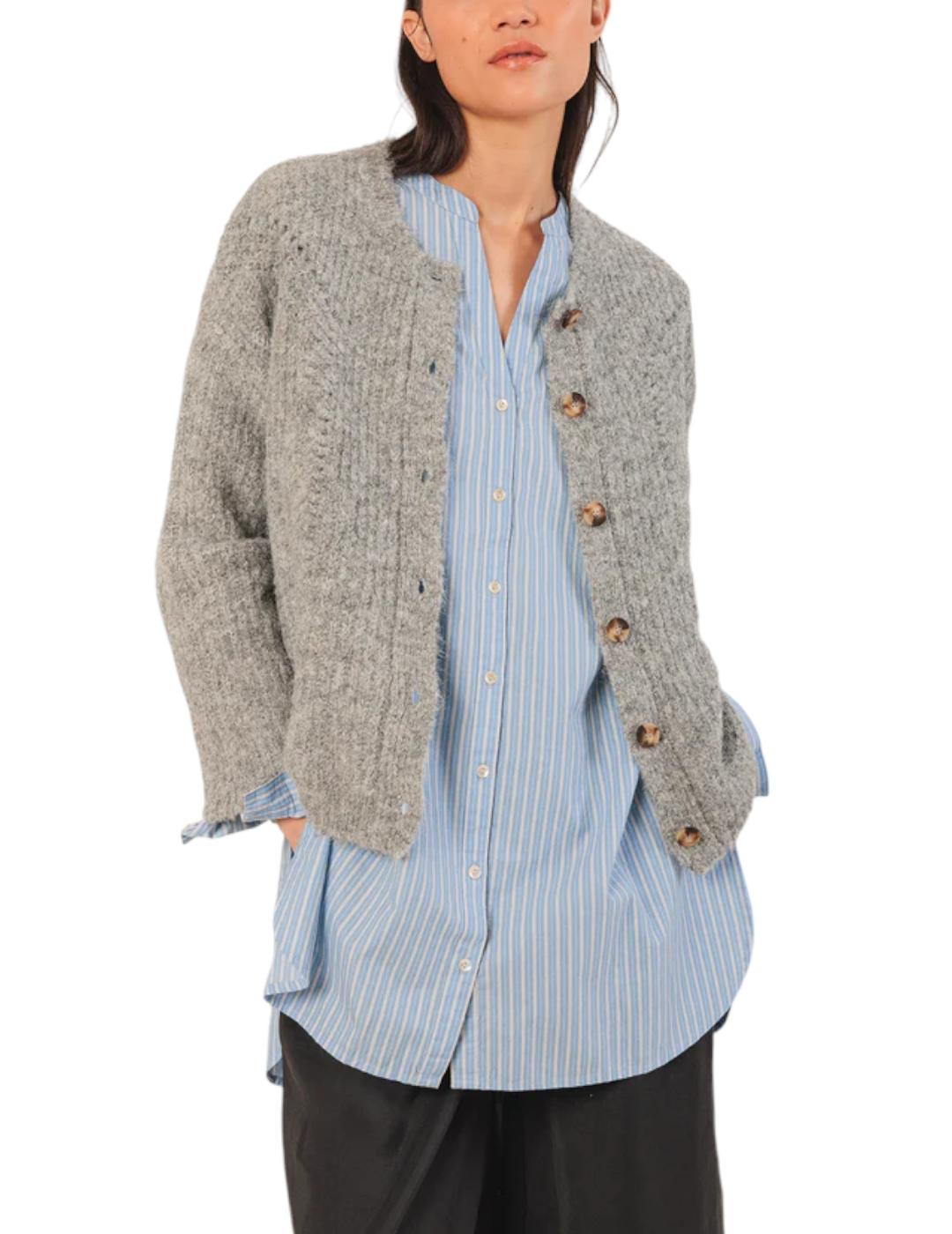 Chaqueta Indi&cold Desagujados Gris Vigoré