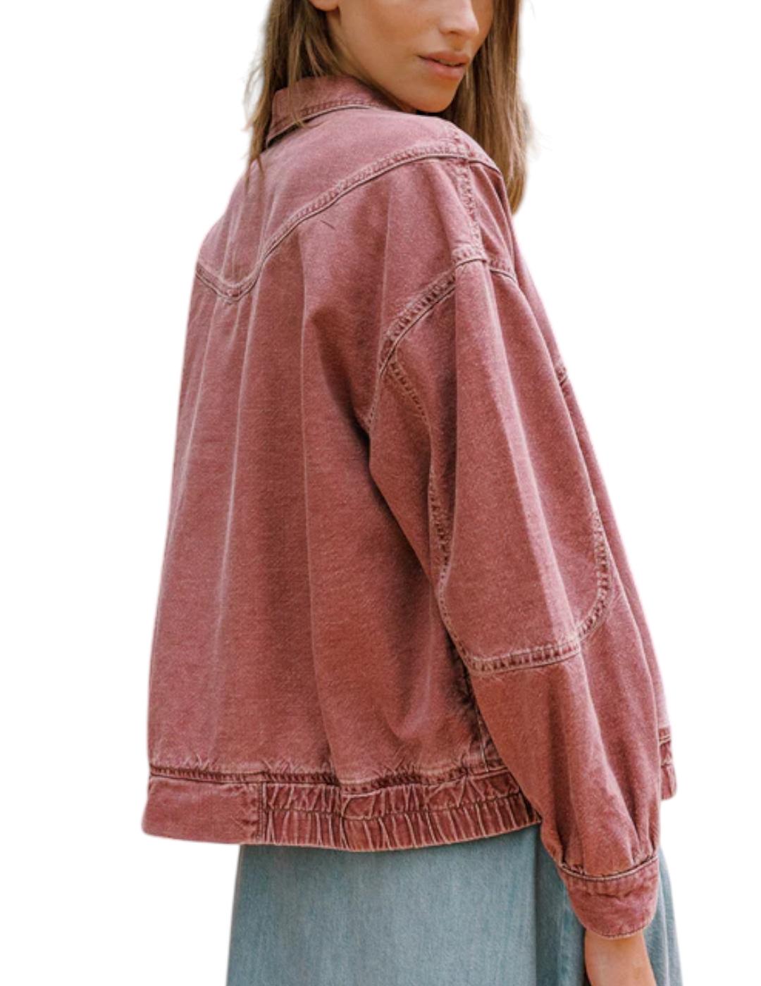 Cazadora Indi&cold Sarga Cereza