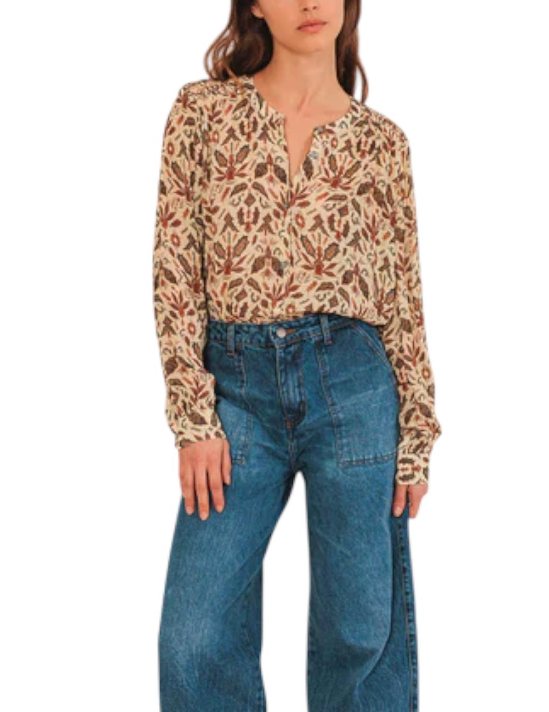 Camisa Indi&cold Smoke Lino