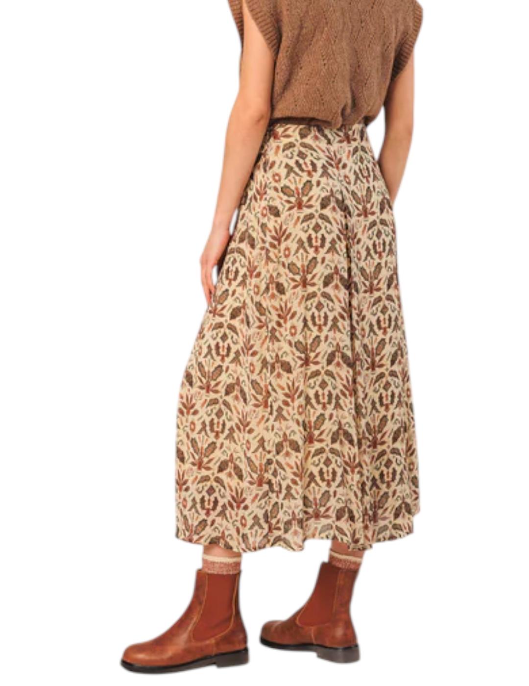 Falda Indi&cold Midi Lino