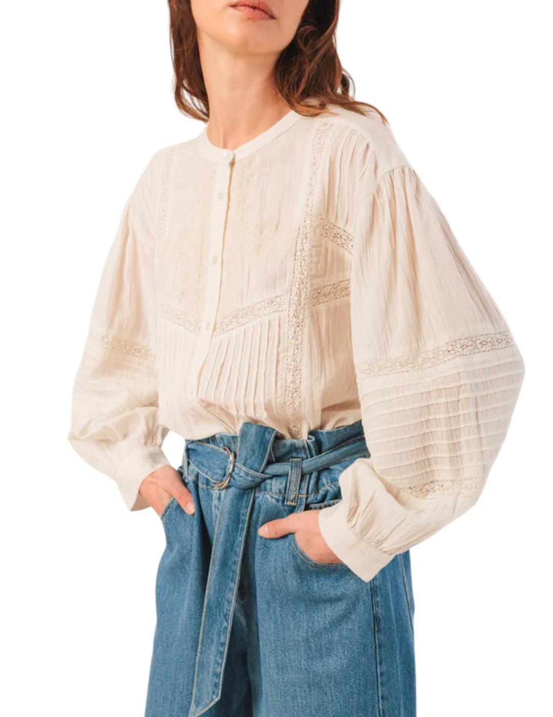 Camisa Indi&cold Etnica Blanco