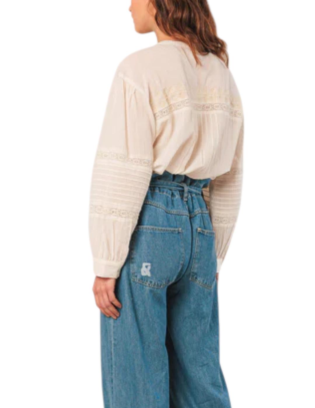 Camisa Indi&cold Etnica Blanco