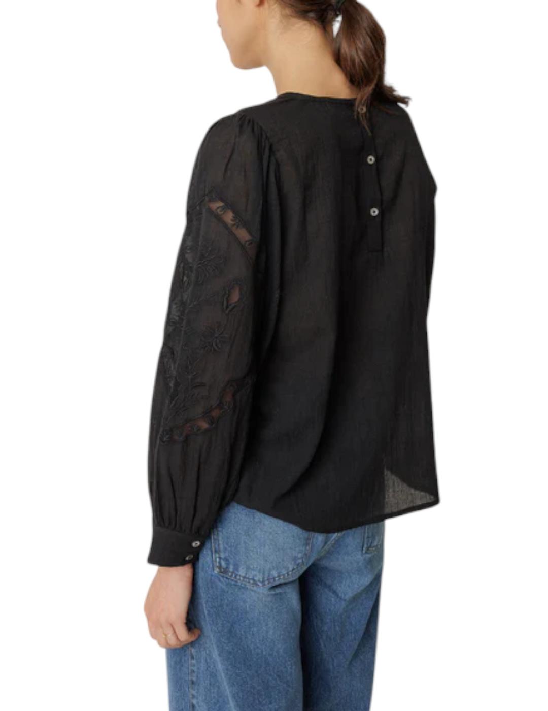 Blusa Indi&cold Romántica Negro