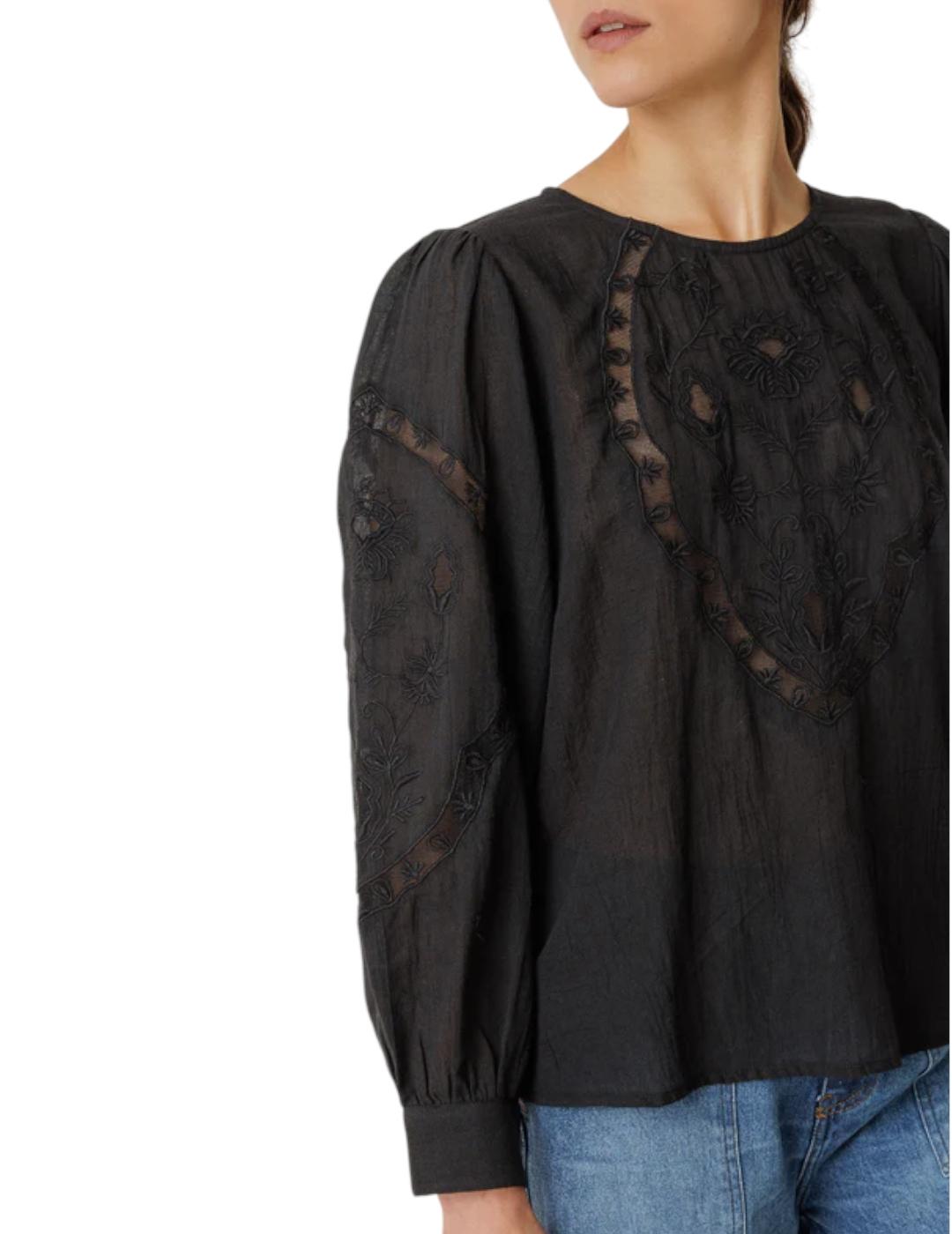 Blusa Indi&cold Romántica Negro