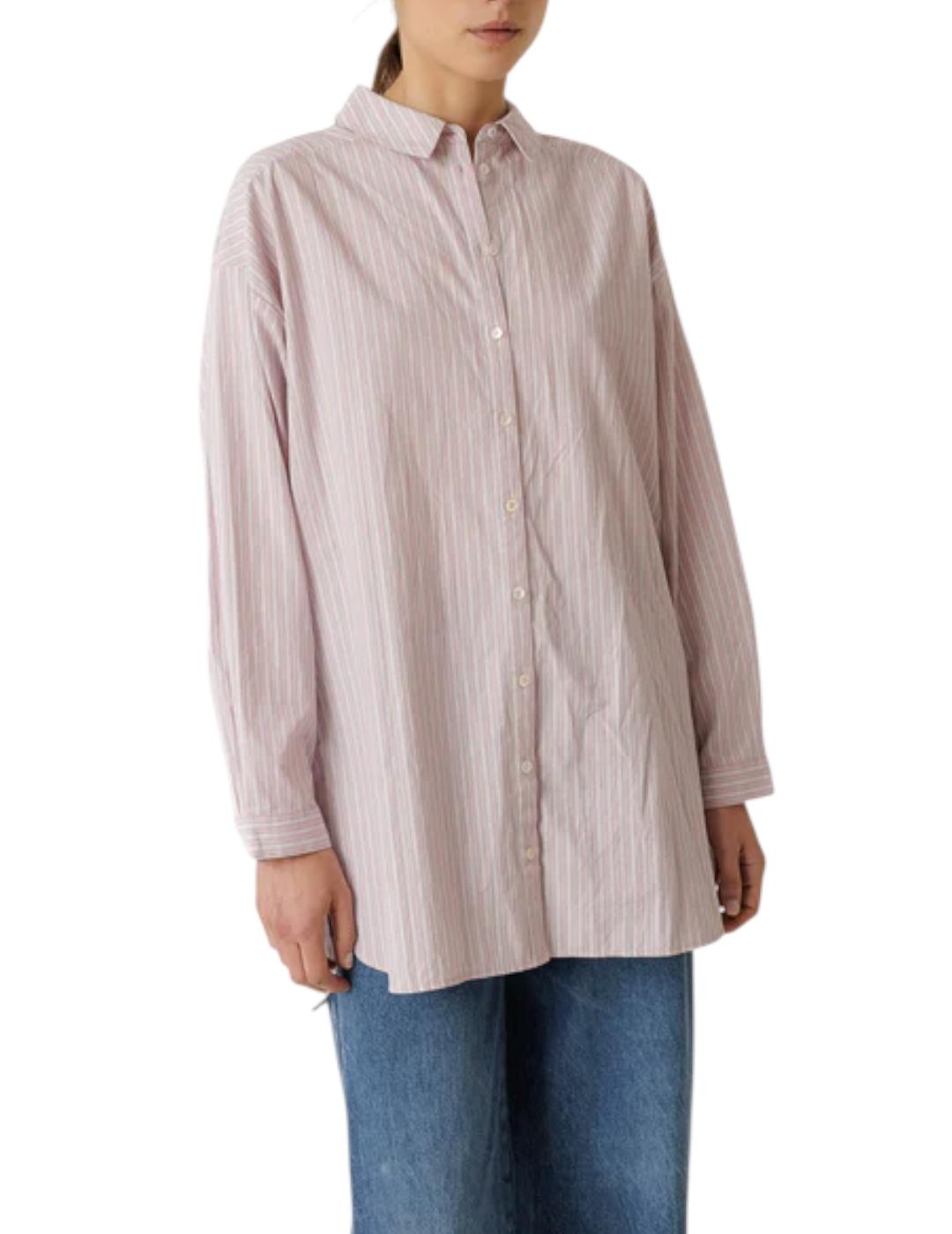 Camisa Indi&cold Rayas Malva