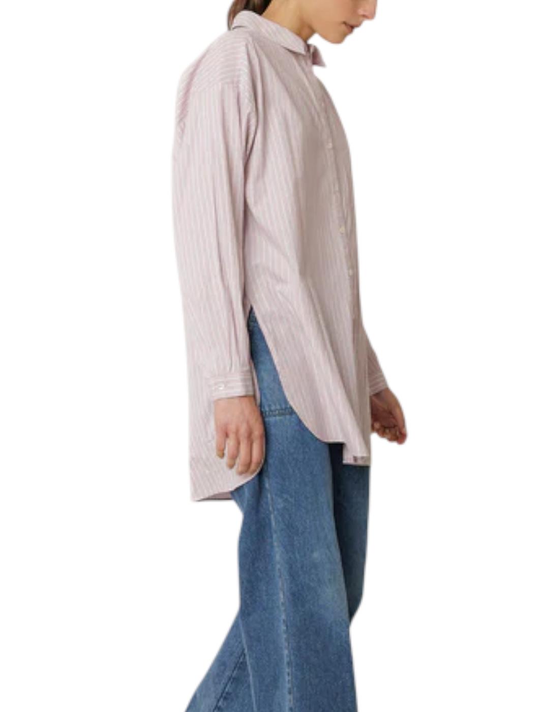 Camisa Indi&cold Rayas Malva