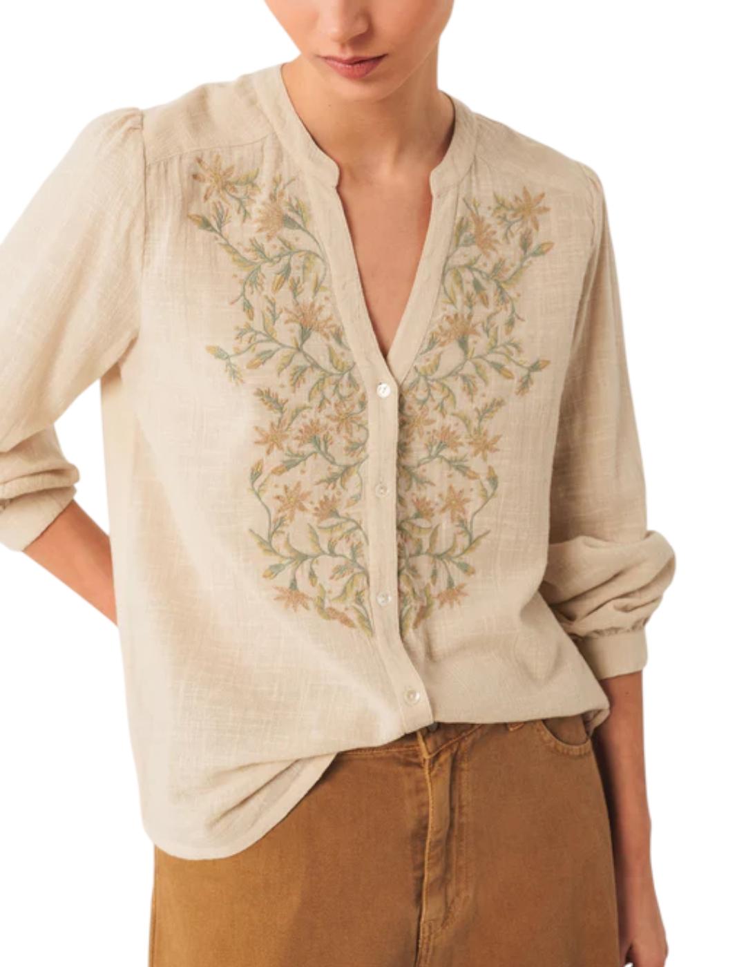 Camisa Indi&cold Bordados Piedra