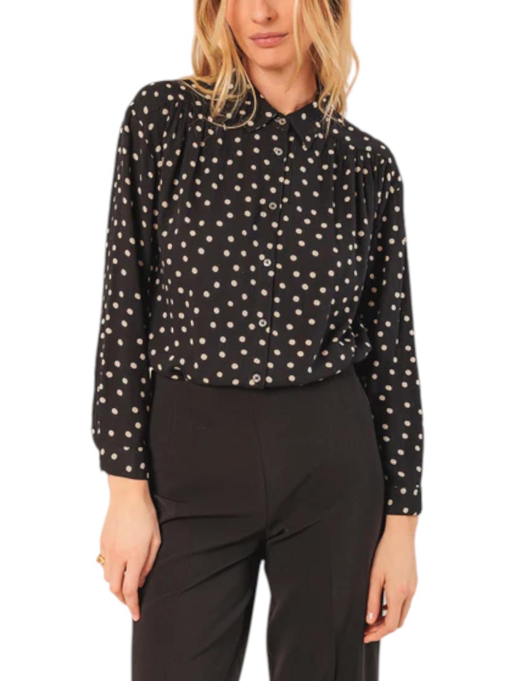 Camisa Indi&cold Bea Topos Negro