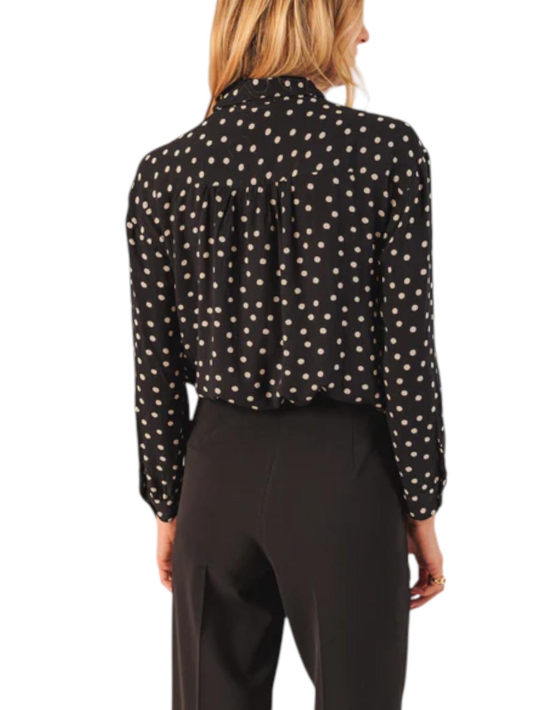 Camisa Indi&cold Bea Topos Negro