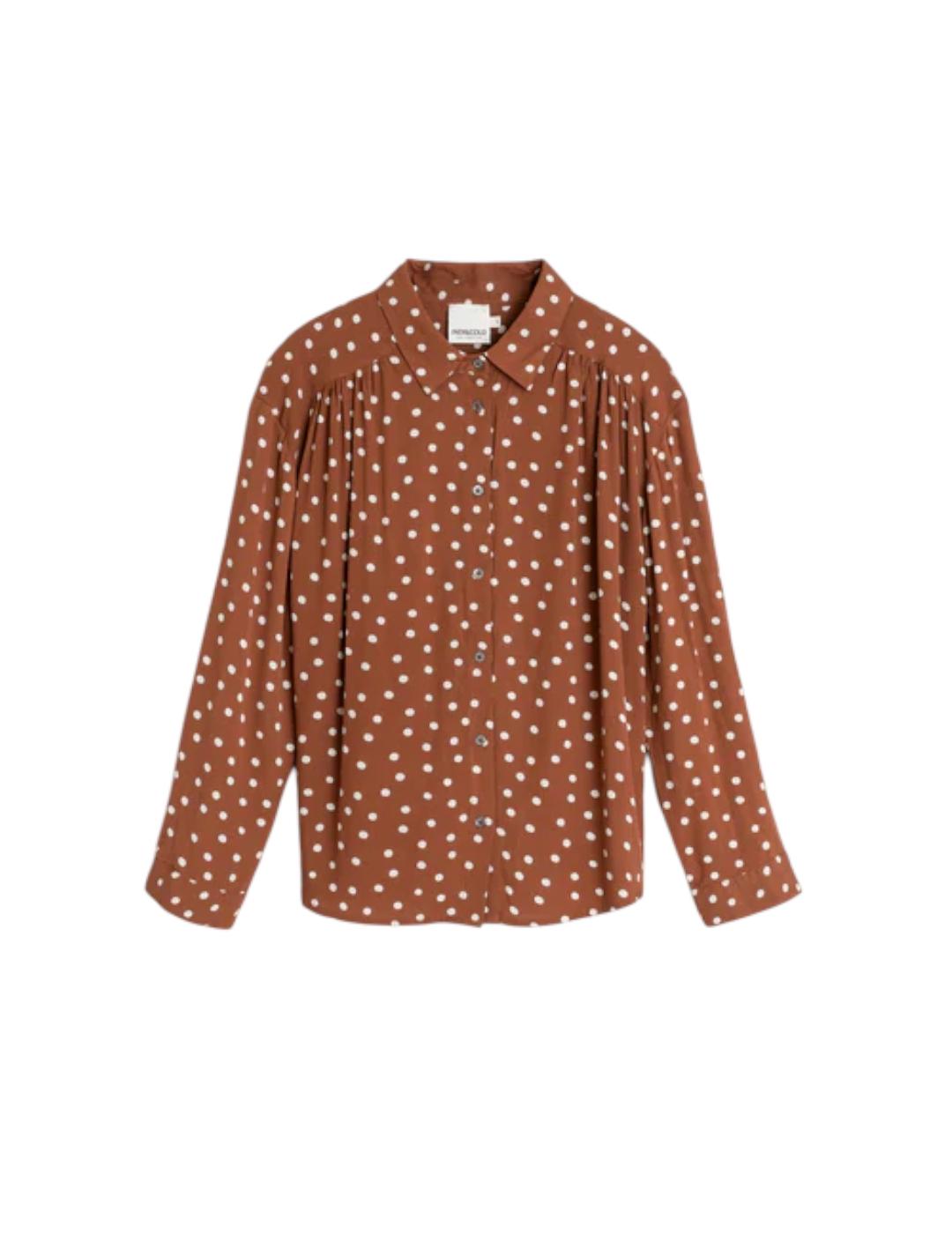 Camisa Indi&cold Bea Topos Terracota