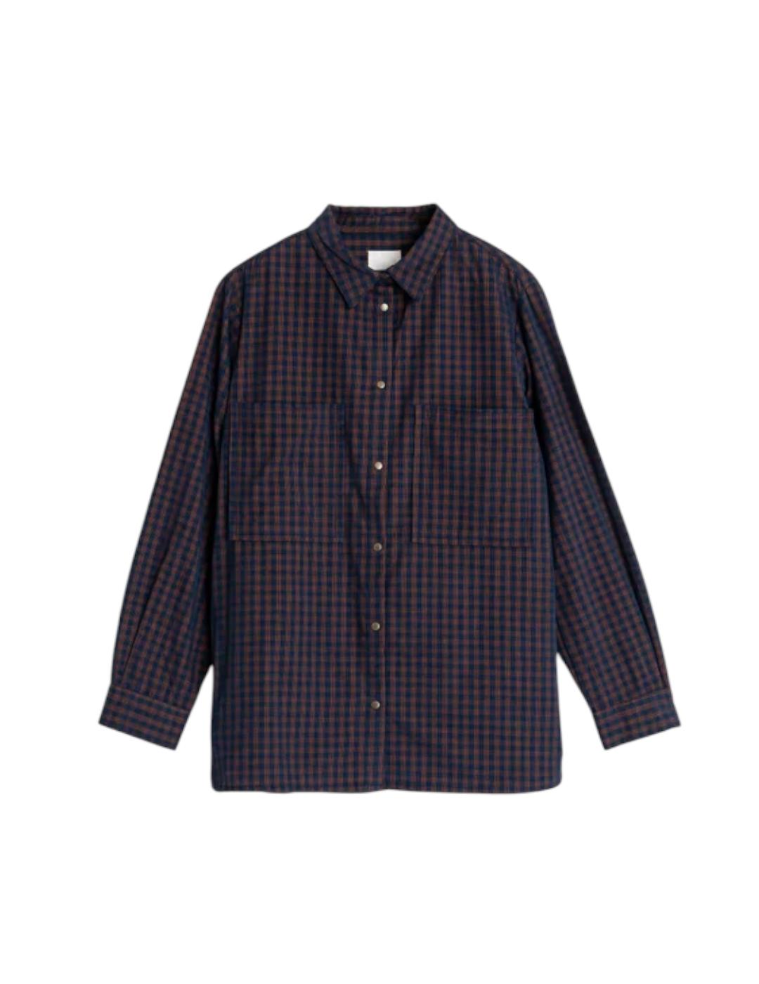 Sobrecamisa Indi&cold Micropana Vichy Marino