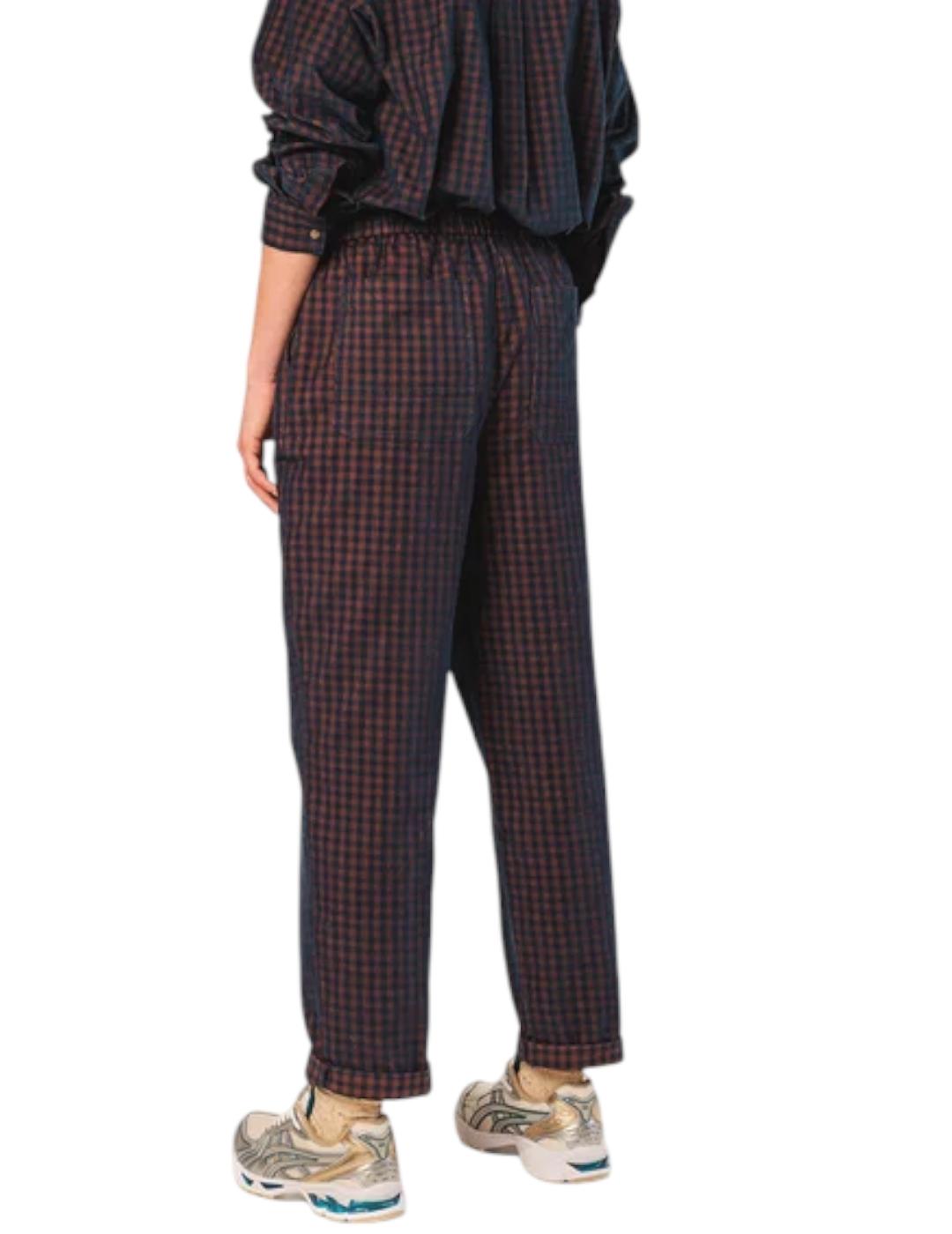 Pantalón Indi&cold Micropana Vichy Ane Marino