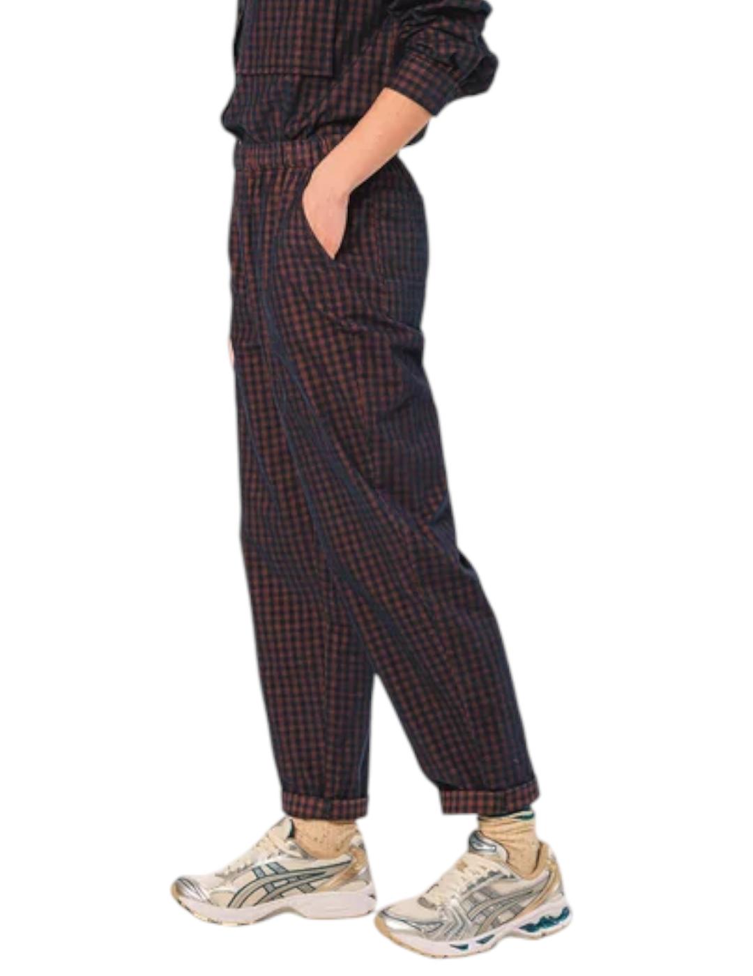 Pantalón Indi&cold Micropana Vichy Ane Marino