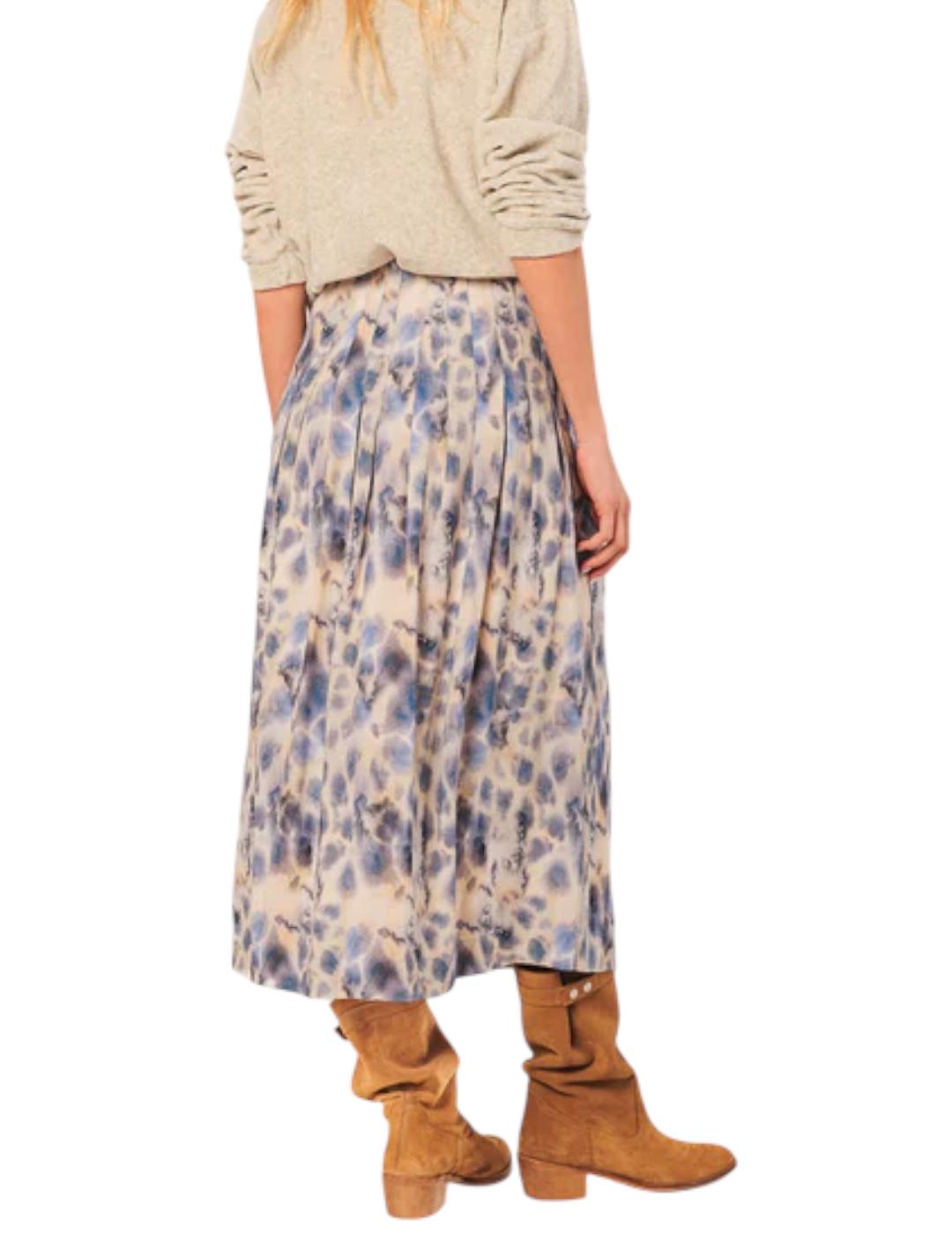 Falda Indi&cold Acuarelas Azul