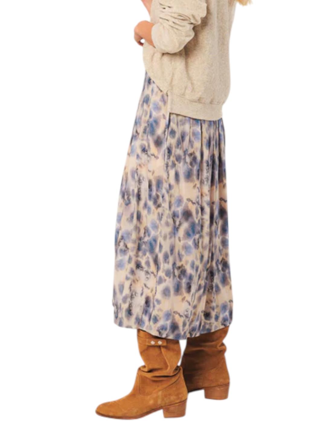 Falda Indi&cold Acuarelas Azul