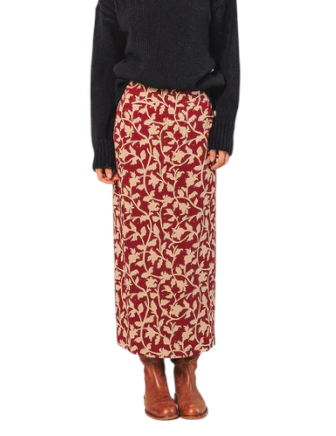 Falda Indi&cold Lapiz Cereza