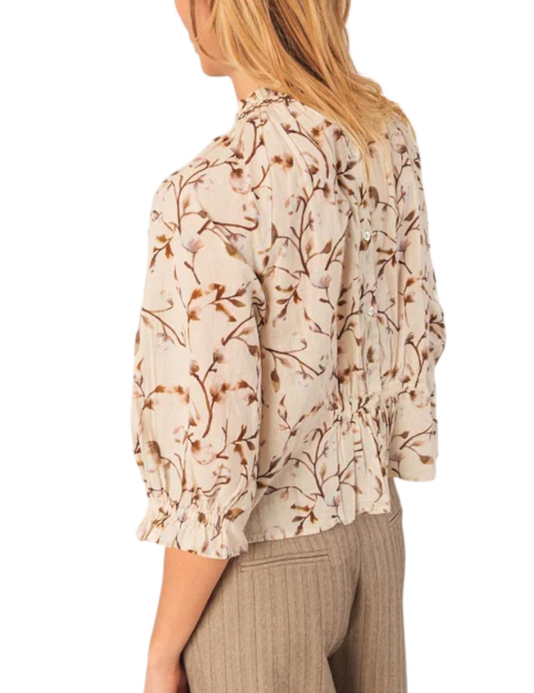 Blusa Indi&cold Engomada Marrón