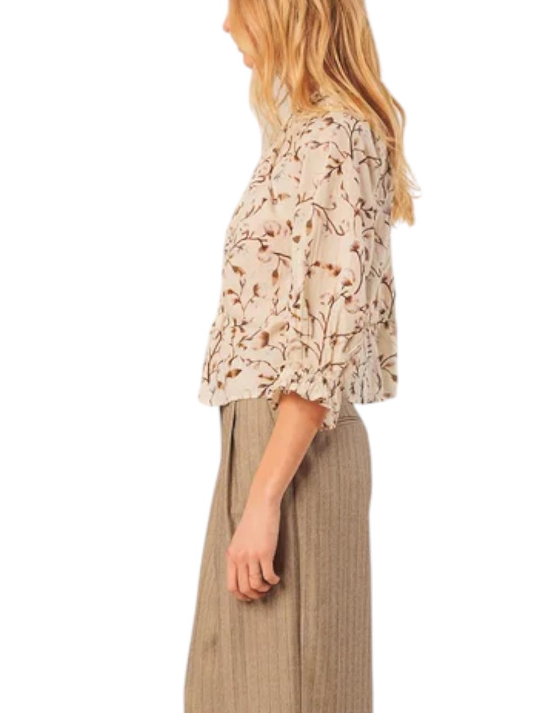 Blusa Indi&cold Engomada Marrón