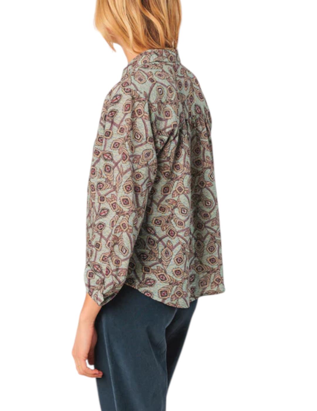 Camisa Indi&cold Algodón Crepado Agua