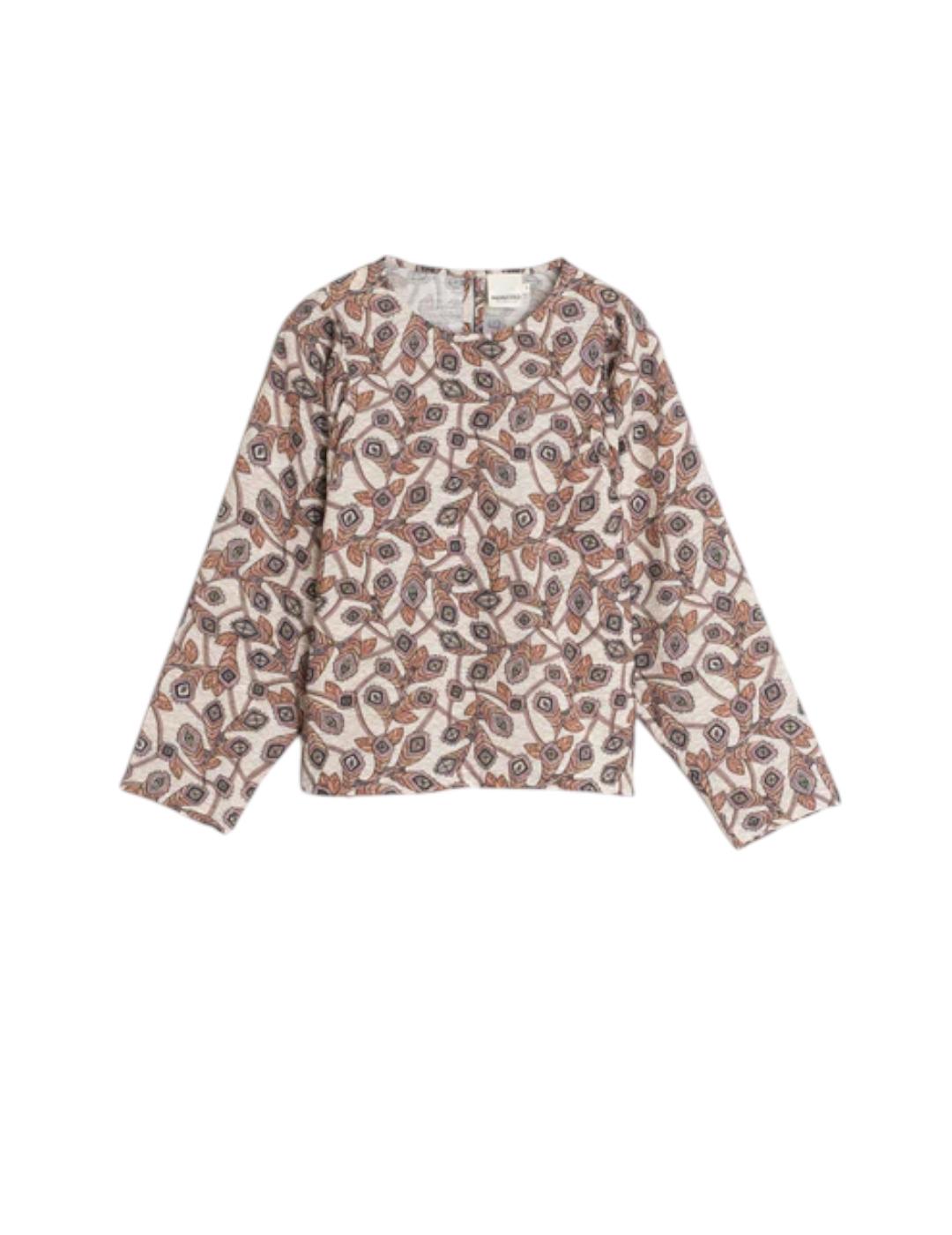 Blusa Indi&cold Algodón Crepado Beige