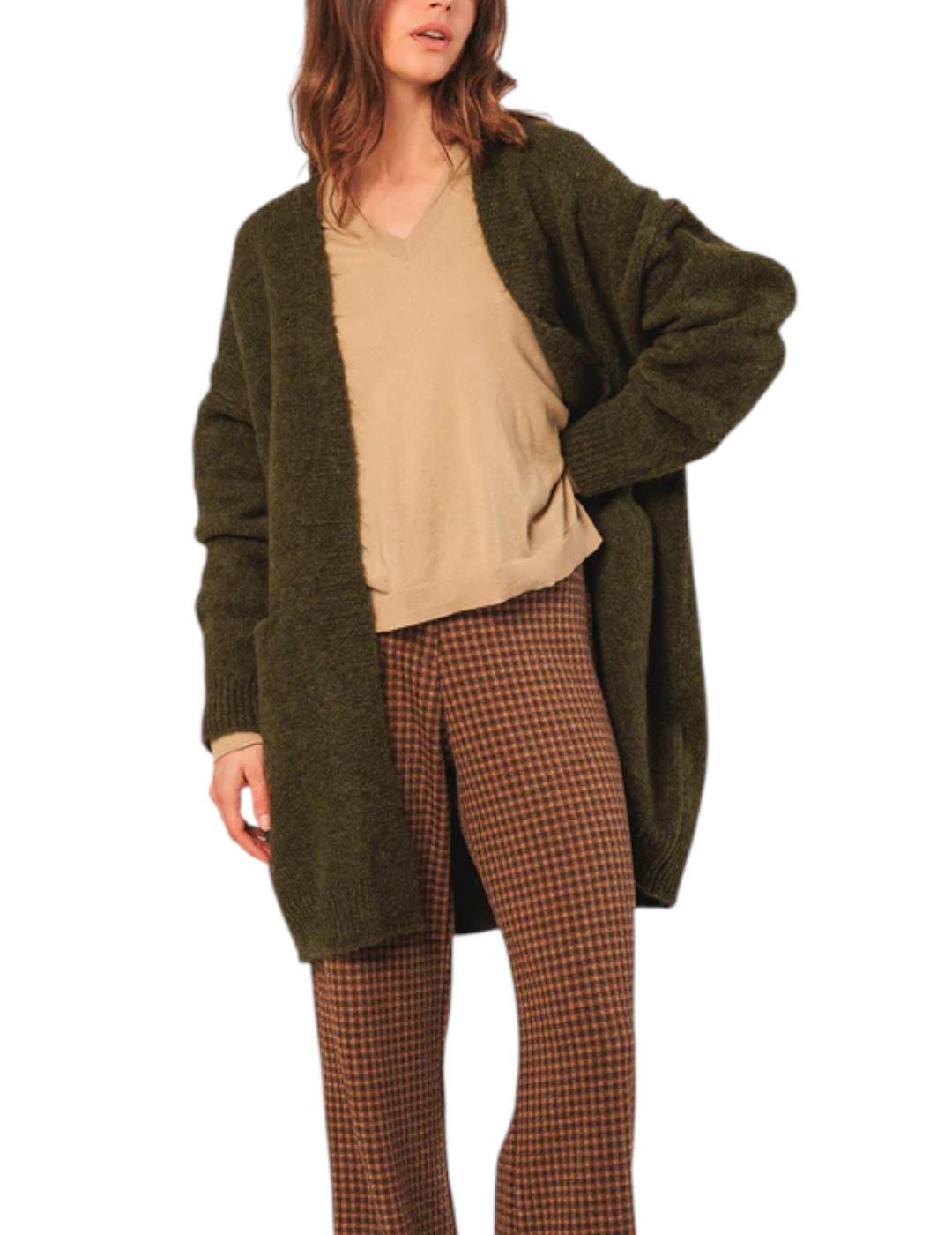 Chaqueta Indi&cold Mohair Beige