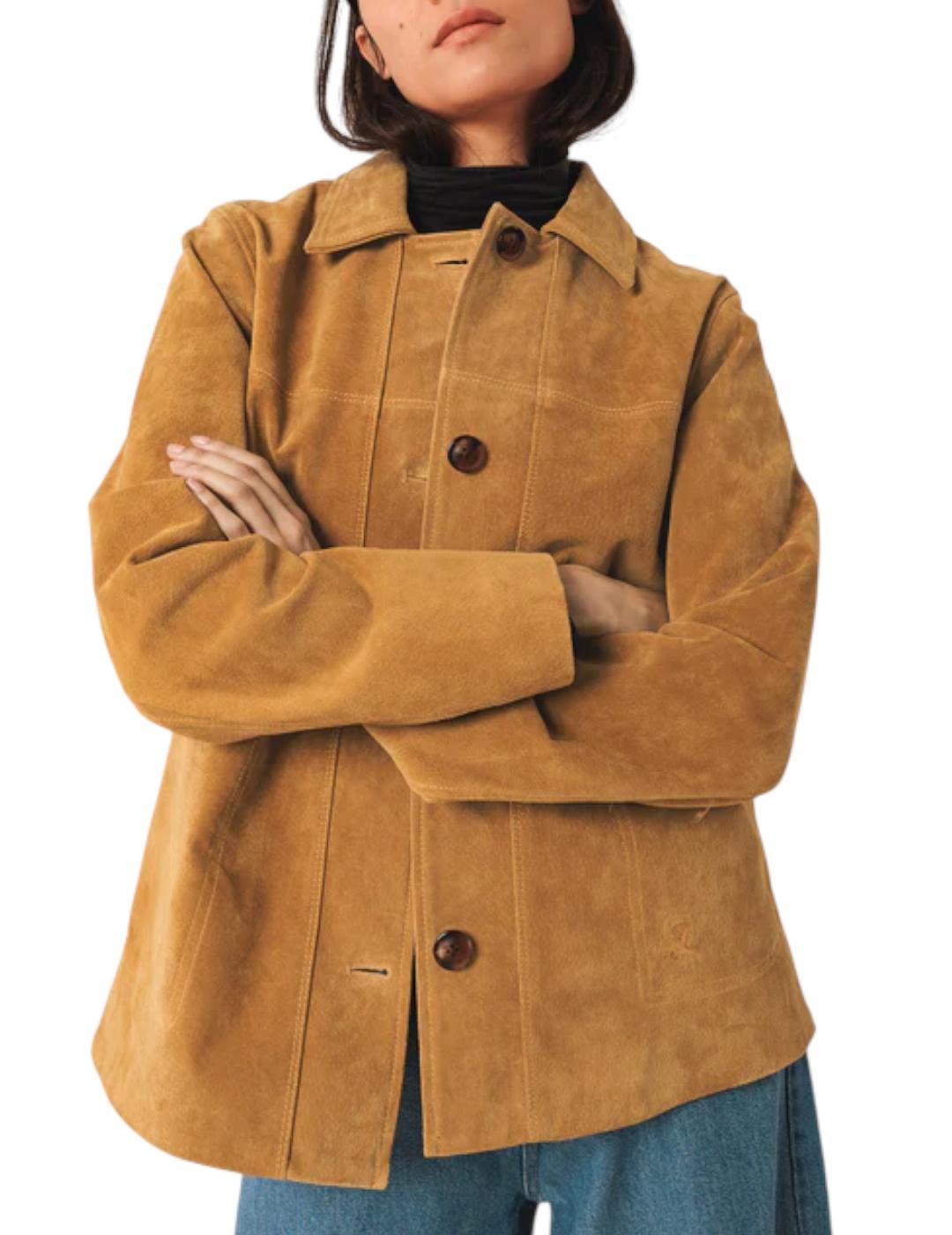 Chaqueta Indi&cold Ante Cuero