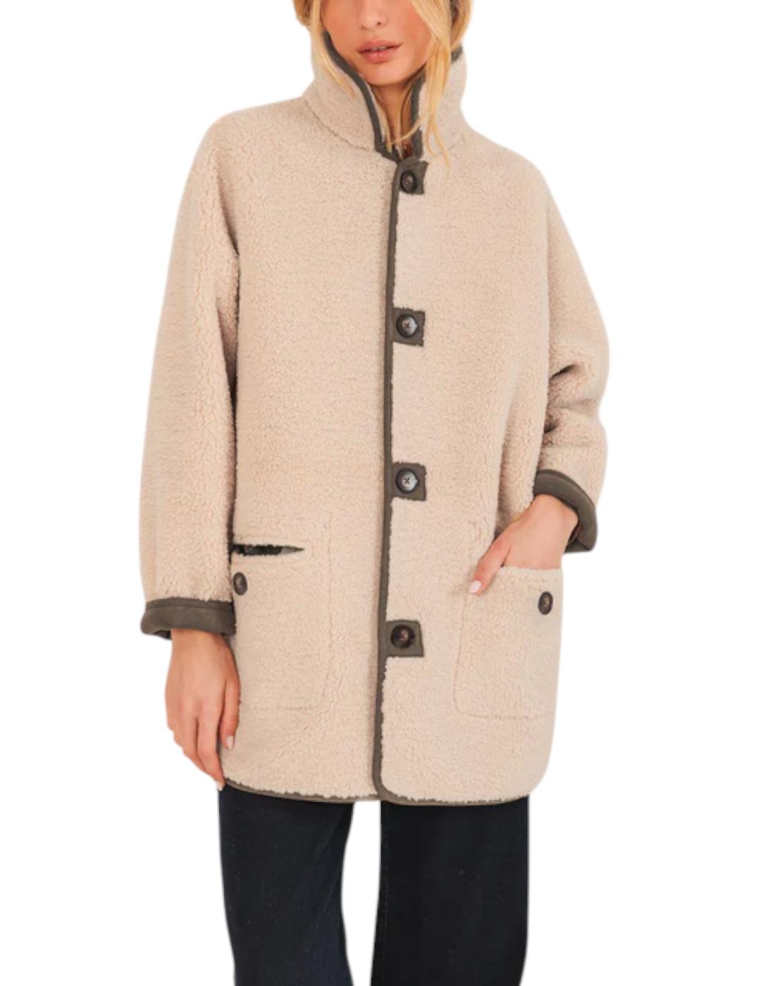 Chaquetón Indi&cold Doble Faz Khaki