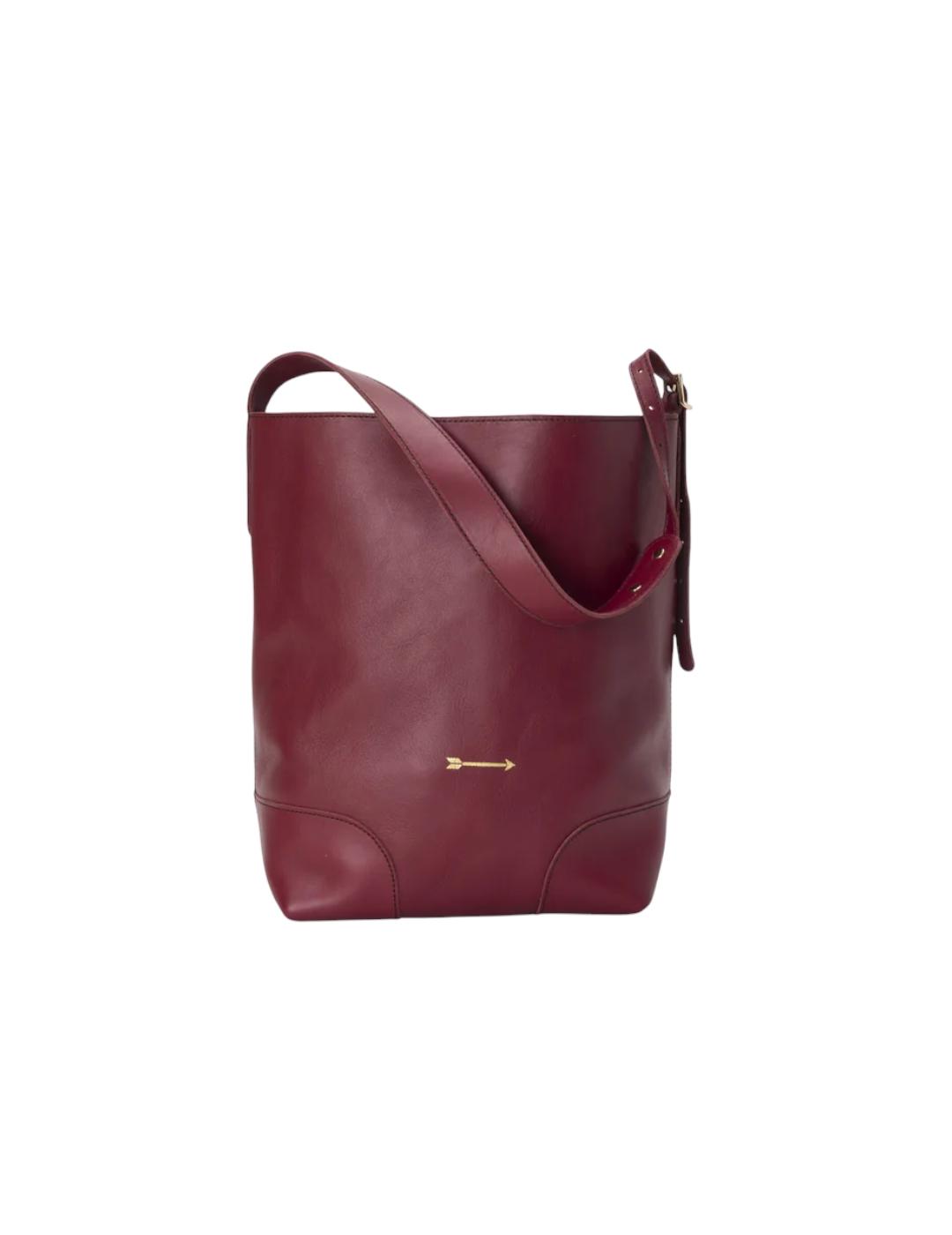 Bolso Mércules Cavalier Burdeos
