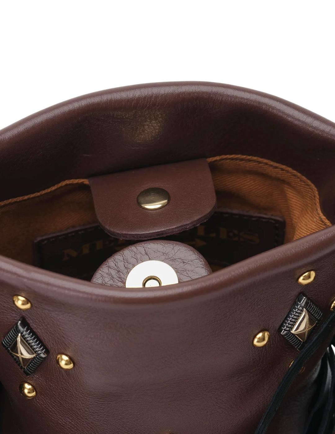 Bolso Mércules Candy Rombos Testa y Negro